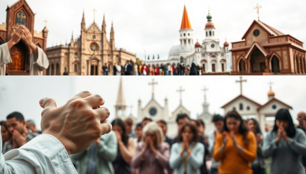 comparison of prayer postures