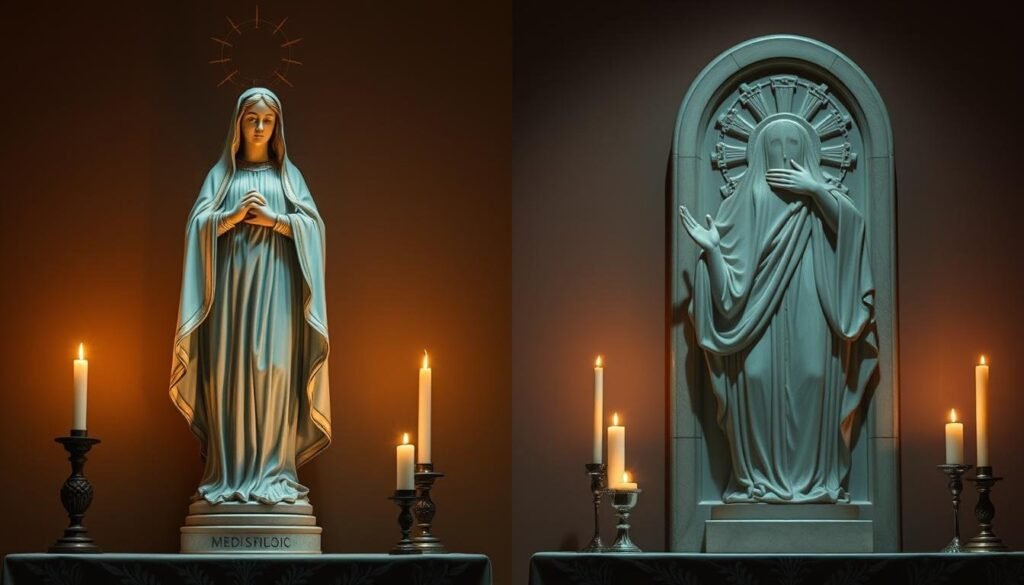 comparison of Mormon and Christian views on Mary