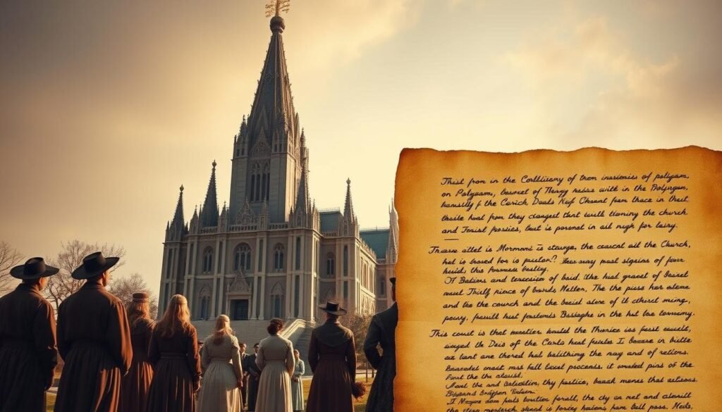 Mormon church's shift on polygamy